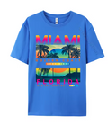 Miami Golden Coast Florida — T-Shirt Bleu