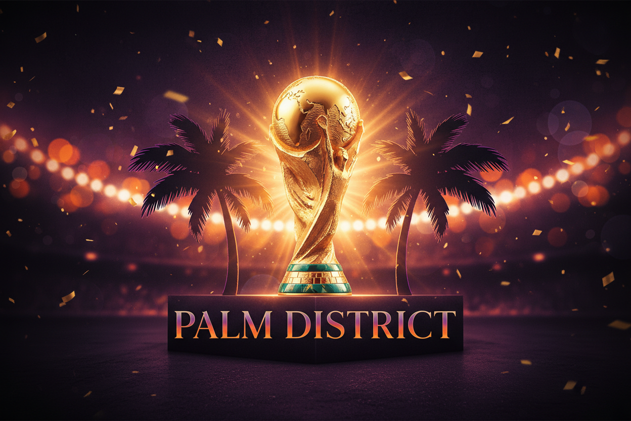 Bannière Palm District x Coupe du Monde 2026