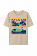Miami Golden Coast Florida — T-Shirt Beige | Palm District