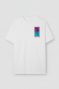 T-Shirt Blanc Miami Cali Venice Pacific Palm District Devant