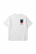Miami T-Shirt Florida Blanc Premium Streetwear Devant | Palm District