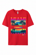 Miami Golden Coast Florida — T-Shirt Rouge | Palm District